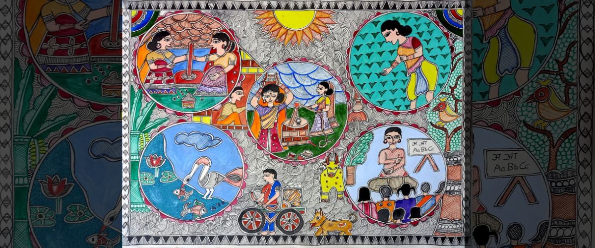 madhubani painting artist
